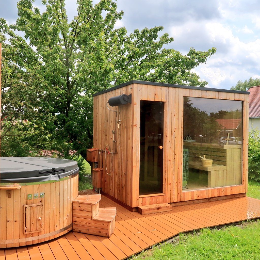 Referenční sauna M u Apartmánů na potoku ve Slavonicích